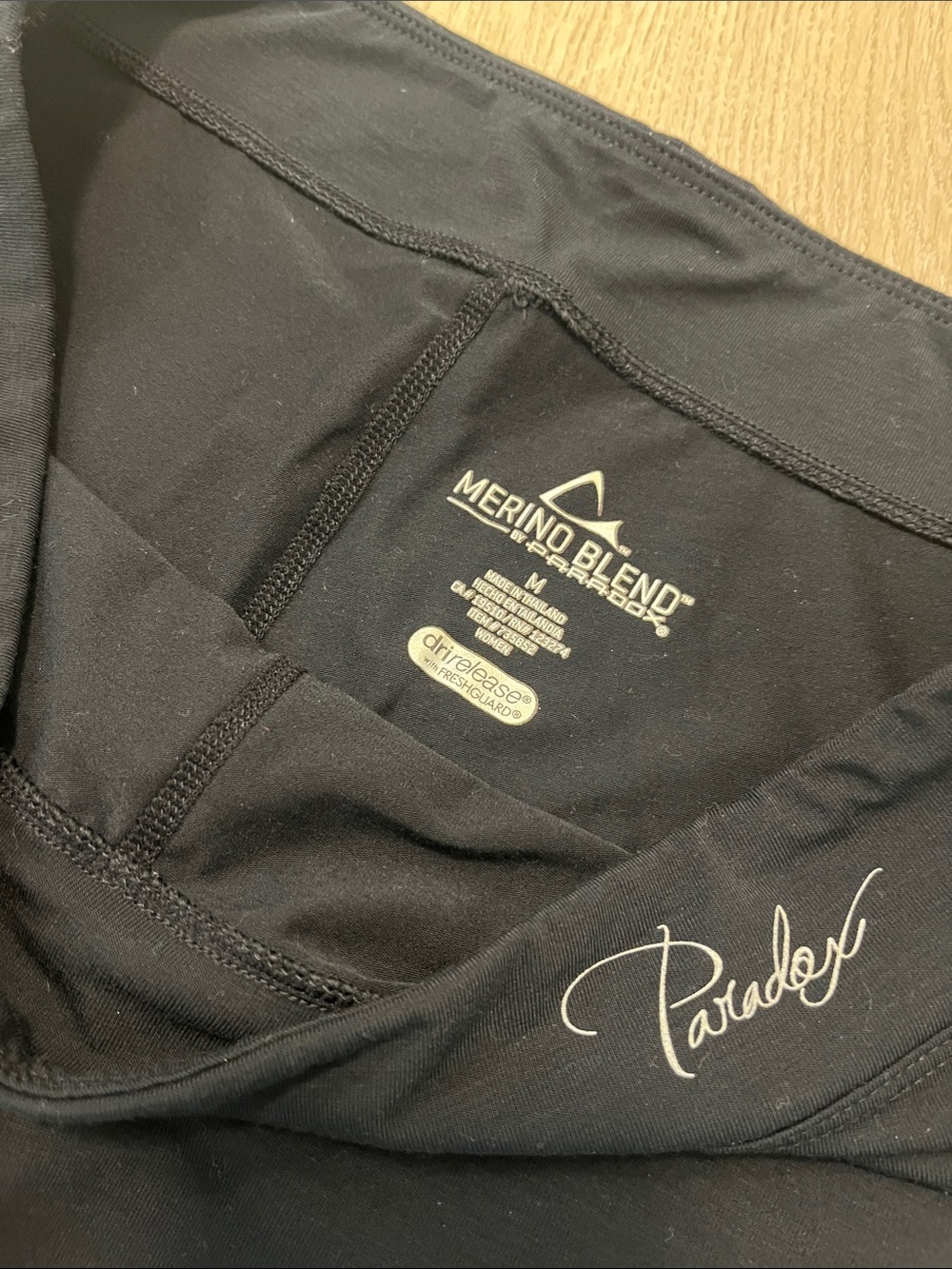 Paradox Black High-Waist Thermal Leggings - Picture 3 of 4